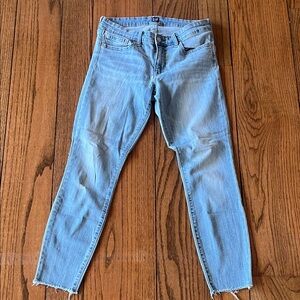GAP Women's Sky Blue Skinny Jeans